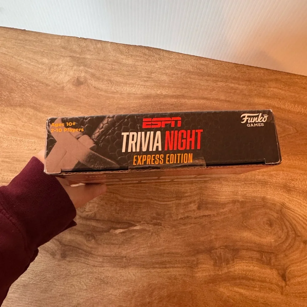 Funko Games ESPN Trivia Night Express Edition/ Trivia Game For 2-10 Players New